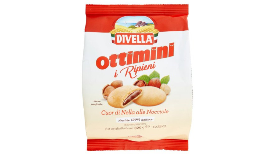 Divella Ottimini i Ripieni alle Nocciole 300 g