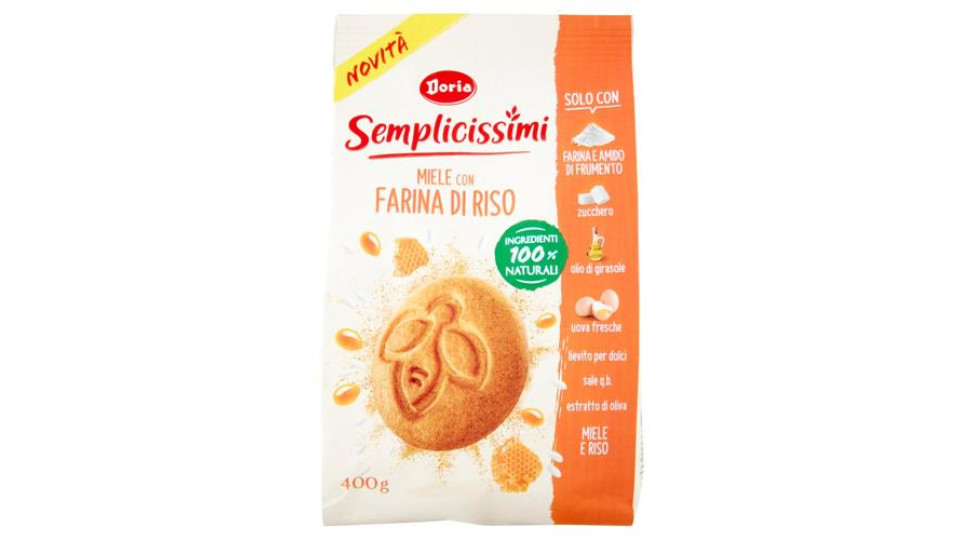 Doria Semplicissimi Frollini Farina di Riso e Miele - sacco 400g