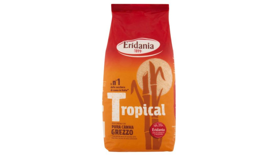 Eridania Tropical Zucchero di Pura Canna Grezzo 1 kg