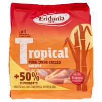 Eridania Tropical Zucchero di Pura Canna Grezzo Bustine 750 g