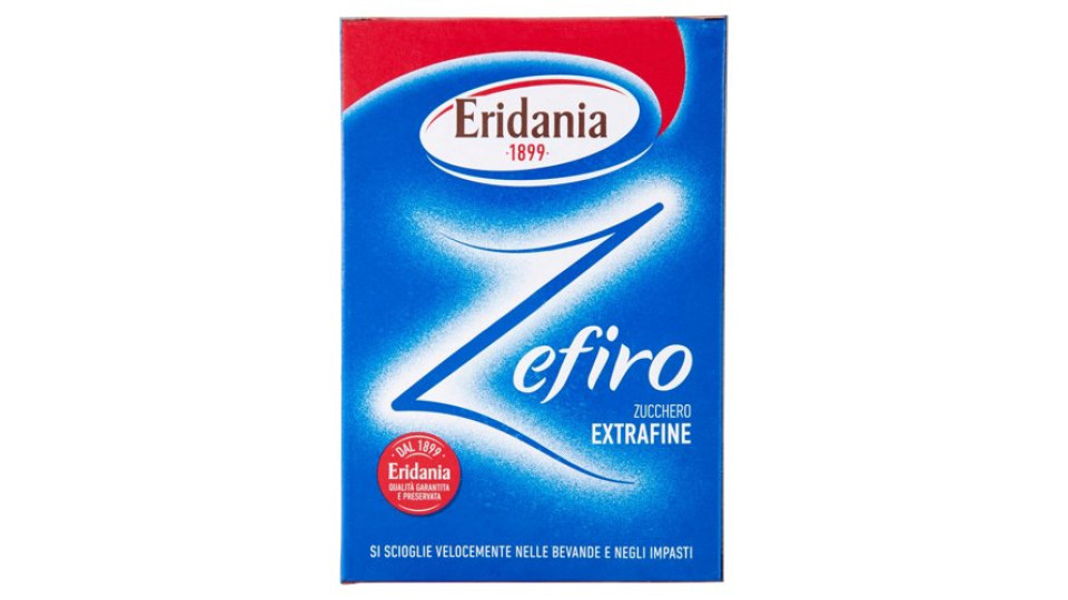 Eridania Zefiro Zucchero Extrafine 1 kg