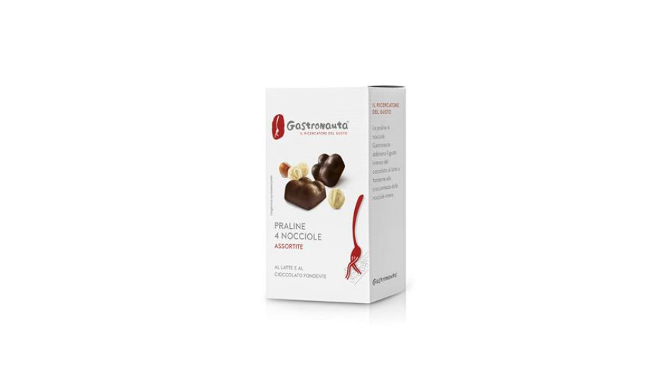 GASTRONAUTA PRALINE CON NOCCIOLA MIX LATTE E FONDENTE 150g