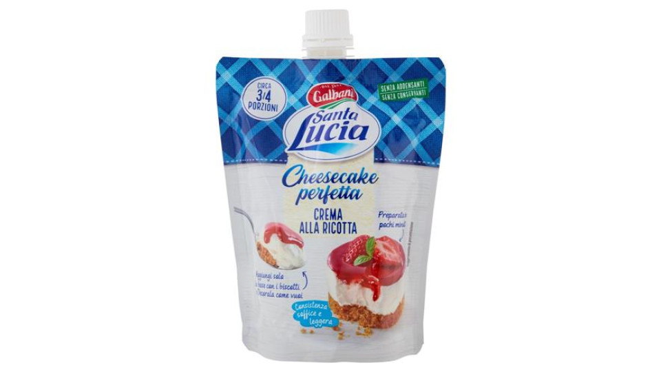 Galbani Santa Lucia Cheesecake perfetta Crema alla Ricotta 375 g