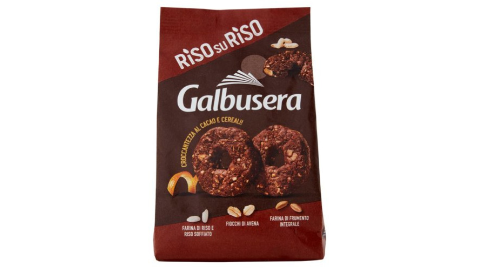 Galbusera RisosuRiso Croccantezza al Cacao e Cereali! 290 g