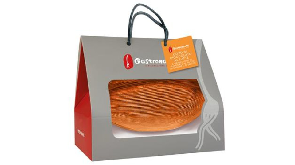Gastronauta UOVO DI CIOCCOLATO AL LATTE E GRANELLONE DI MANDORLE AL GUSTO DI CARAMELLO SALATO