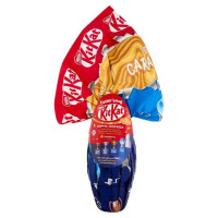 KITKAT Uovo di Pasqua Cioccolato al Latte al Caramello con Wafer, Sorpresa e 1 KitKat Bunny 240g