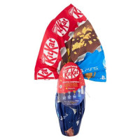 KITKAT Uovo di Pasqua Cioccolato al Latte con Wafer, Sorpresa e 1 KitKat Bunny 240g