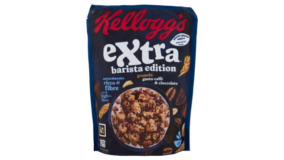 Kellogg's Extra barista edition granola gusto caffè & cioccolato 350 g