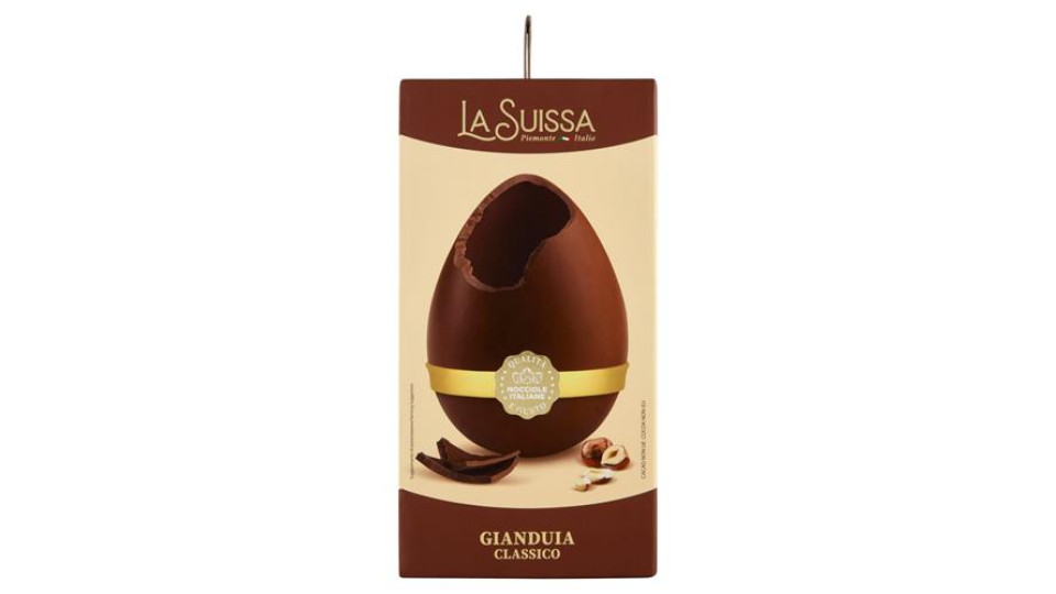 La Suissa Gianduia Uovo di Cioccolato Gianduia della Tradizione Piemontese 350 g