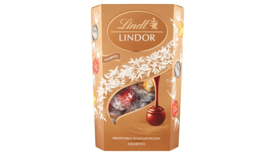 Lindt Cioccolatini Lindor Cioccolatini assortiti Scatola 337 g