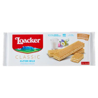 Loacker Classic alpine milk, wafer con crema al latte 175g