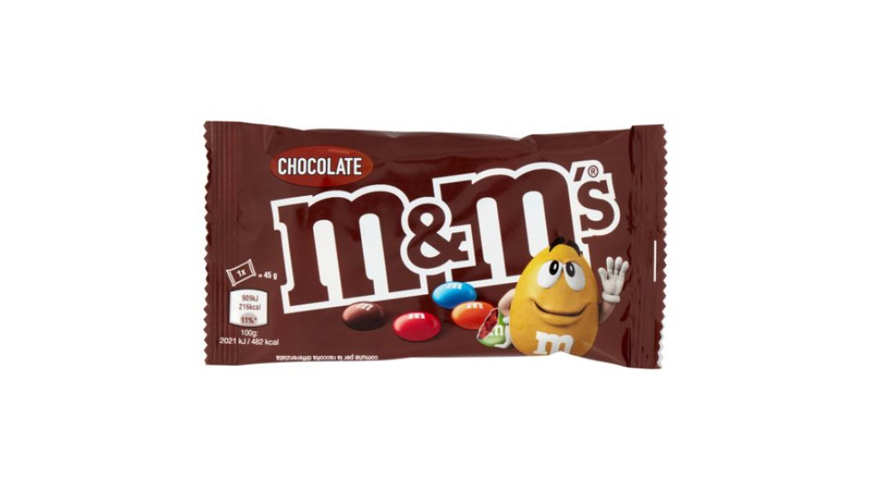 M&M's Chocolate Confetti al Cioccolato 45 g