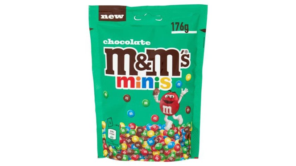 M&M's Minis, Confetti al Cioccolato al Latte, Snack Dolce, 176 g
