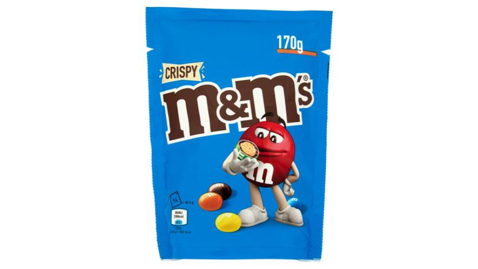 M&M's Snack Crispy Confetti al Cioccolato con Riso Soffiato 170 g