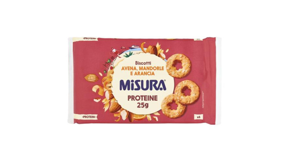 Misura Protein Biscotti con Mandorle e Fiocchi di Avena 260 g
