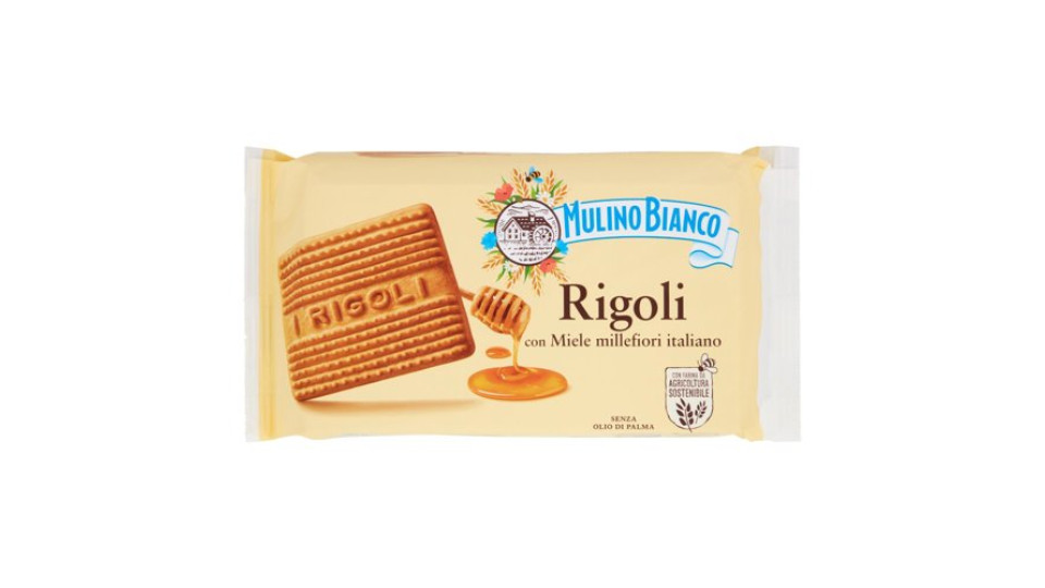 Mulino Bianco Rigoli Edizione Biodiversità con miele Millefiori 400g
