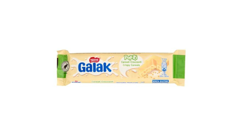 NESTLÉ Galak PopRi Tavoletta di Cioccolato Bianco con Cereali 90 g