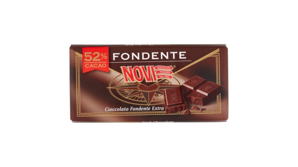 Novi Fondente 52% Cacao Cioccolato Fondente Extra 100 g