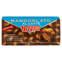 Novi Mandorle Intere Cioccolato al Latte Finissimo con Mandorle Intere di Sicilia 100 g
