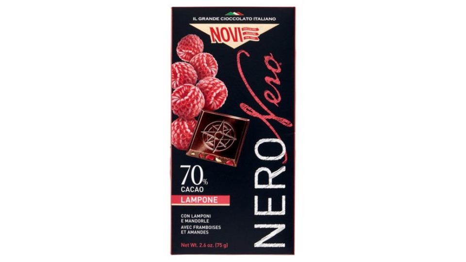 Novi NeroNero 70% Cacao Lampone 75 g