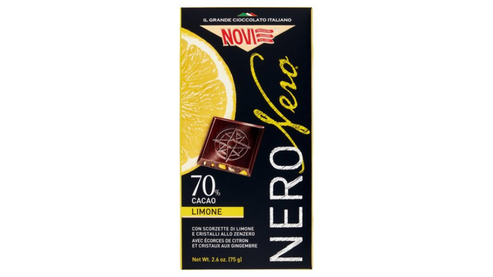 Novi NeroNero 70% Cacao Limone 75 g