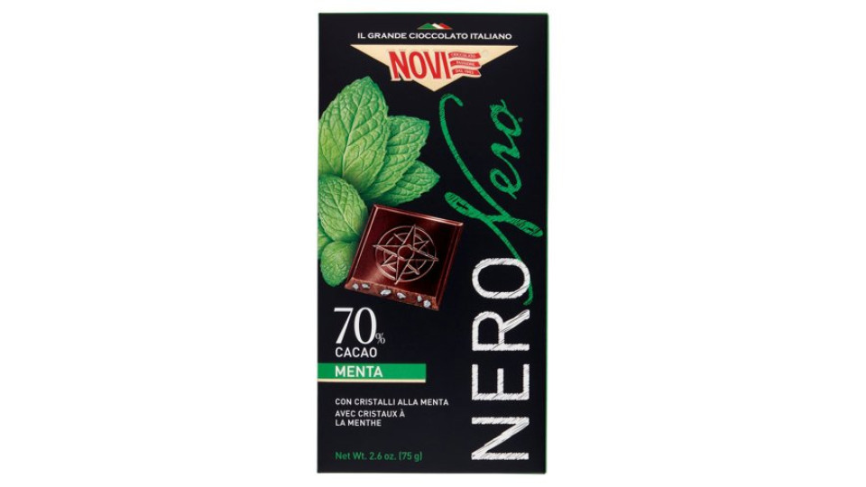 Novi NeroNero 70% Cacao Menta 75 g