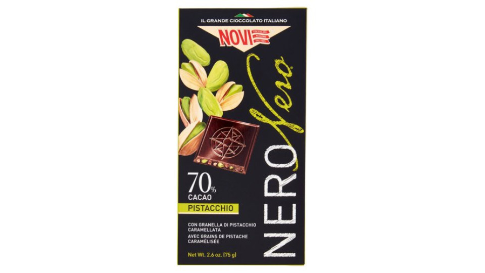 Novi NeroNero 70% Cacao Pistacchio 75 g