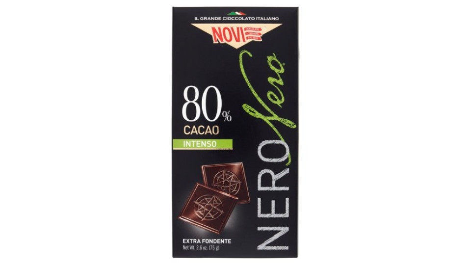 Novi NeroNero 80% Cacao Intenso Extra Fondente 75 g