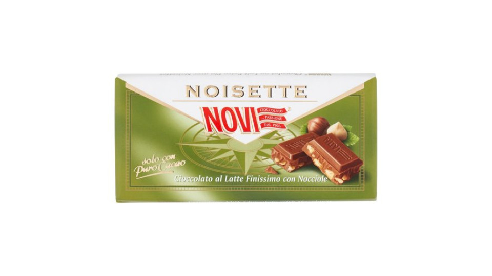 Novi Noisette Cioccolato al Latte Finissimo con Nocciole 100 g