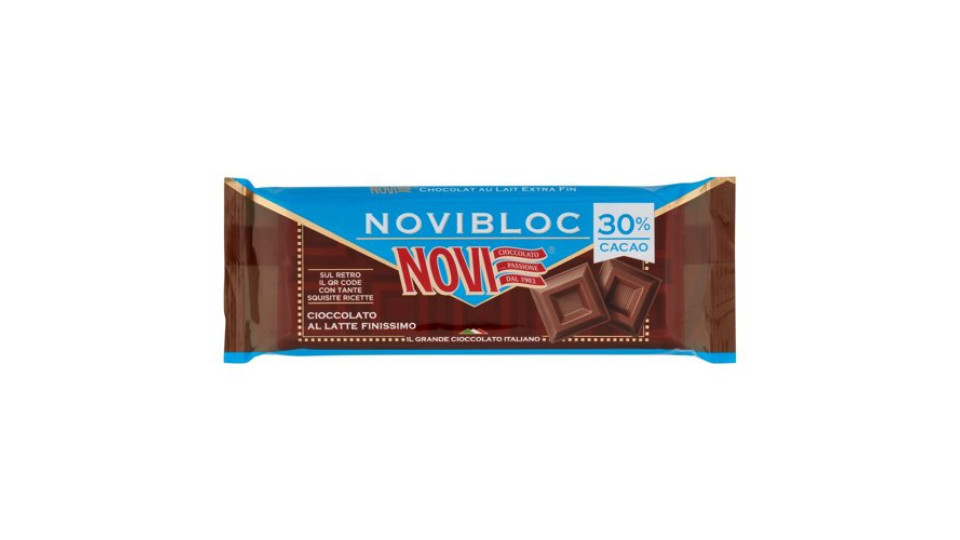 Novi Novibloc 30% Cacao Cioccolato al Latte Finissimo 150 g
