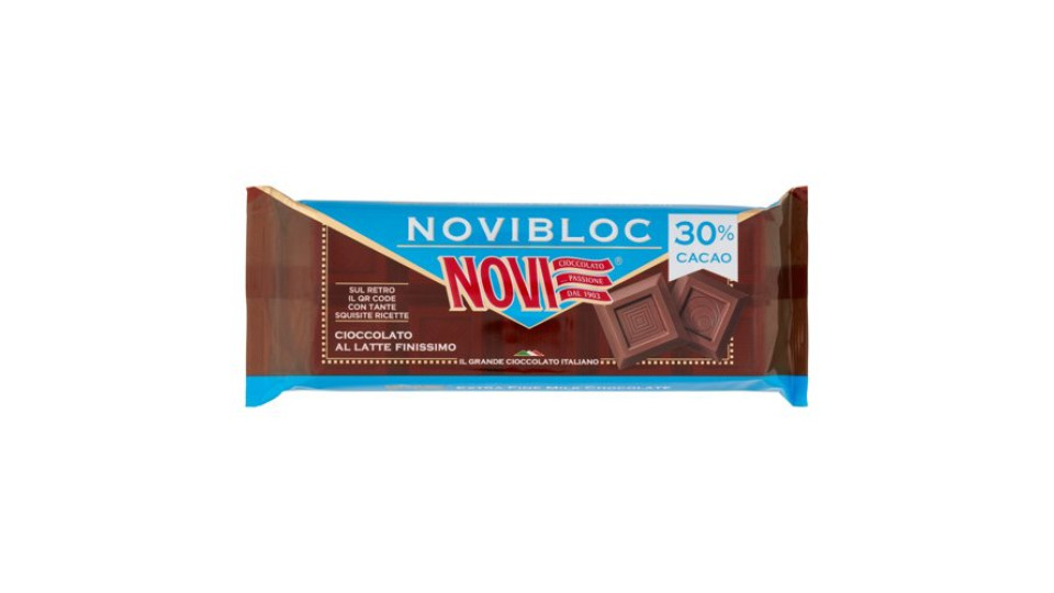 Novi Novibloc 30% Cacao Cioccolato al Latte Finissimo 500 g