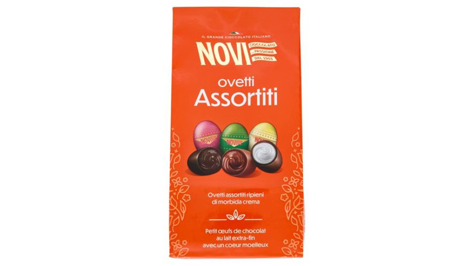 Ovetti di cioccolato al latte ripieni assortiti