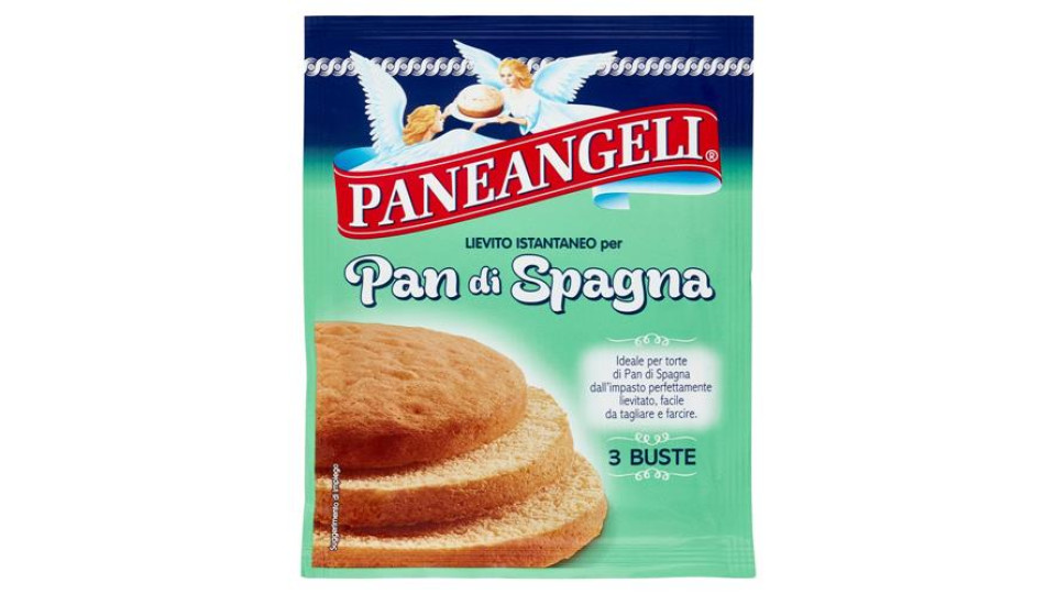 PANEANGELI Lievito Istantaneo per Pan di Spagna 3 x 11 g