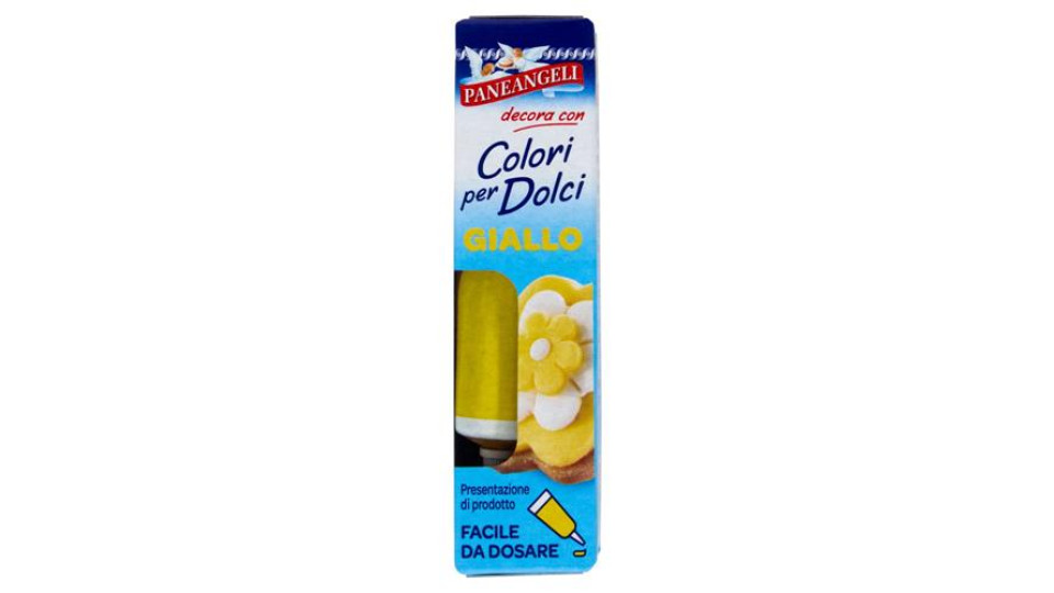PANEANGELI decora con Colori per Dolci Giallo 10 g
