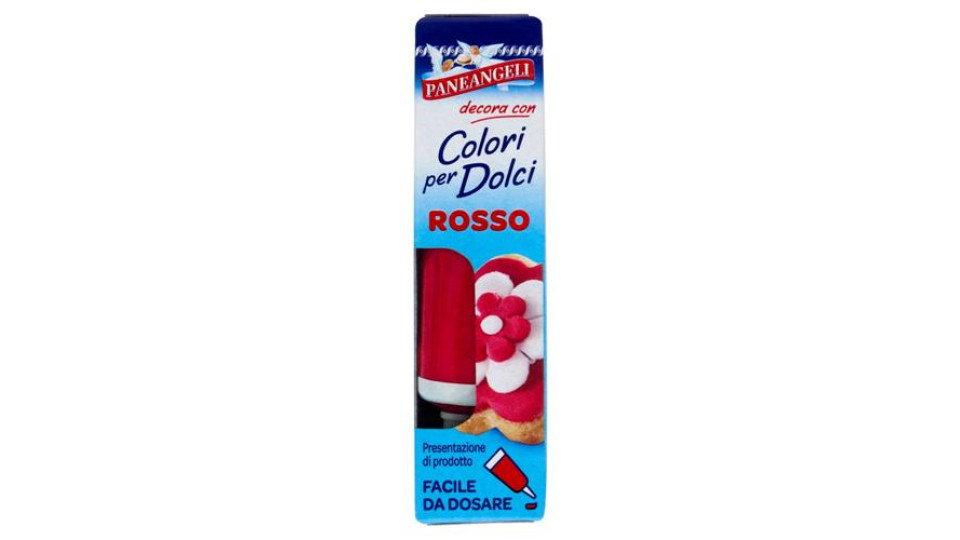 PANEANGELI decora con Colori per Dolci Rosso 10 g