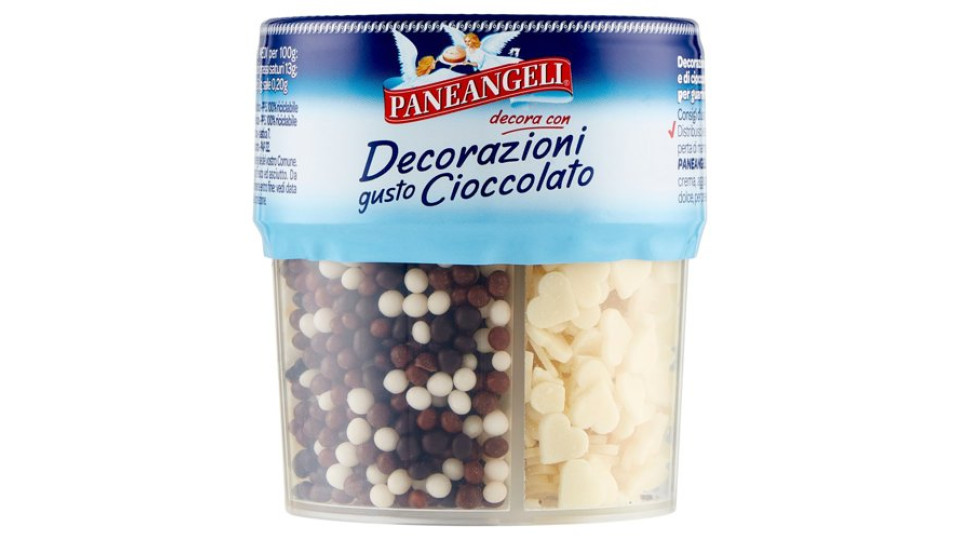 PANEANGELI decora con Decorazioni gusto Cioccolato 70 g