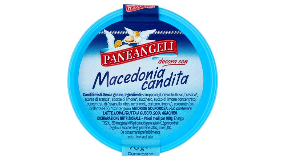 PANEANGELI decora con Macedonia candita 70 g