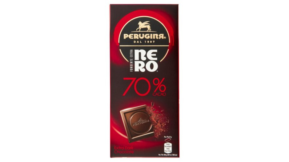 PERUGINA NERO Fondente Extra 85% Tavoletta Cioccolato Fondente 85g