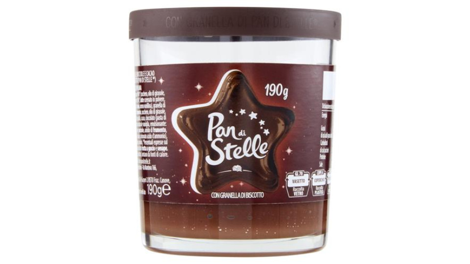 Pan di Stelle Crema al Cacao Nocciole e Granella di Biscotto 190g