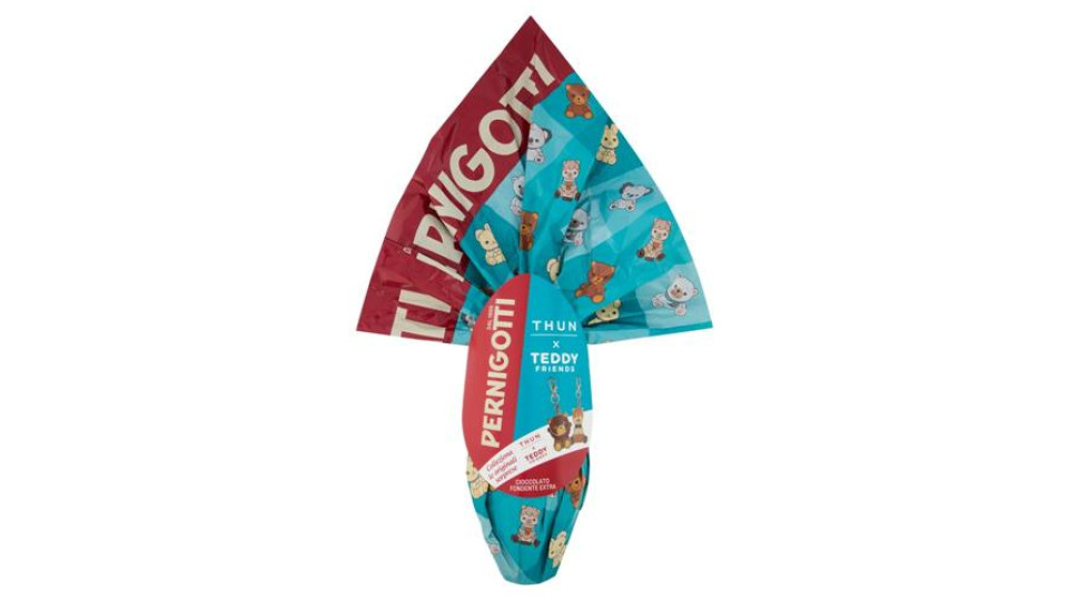 Pernigotti Uovo Cioccolato Fondente Extra Thun x Teddy Friends 240 g