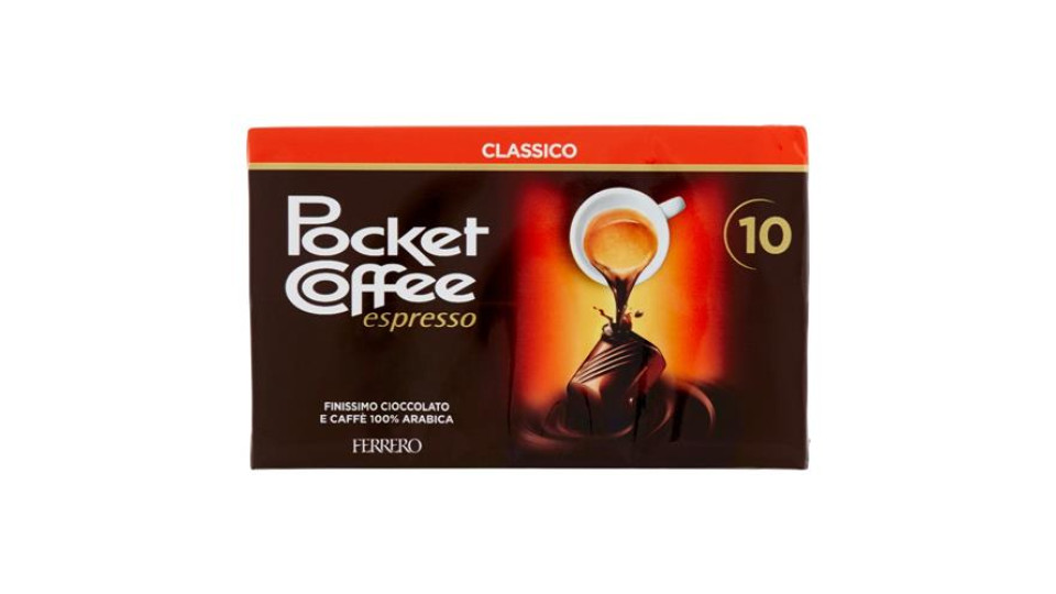 Pocket Coffee espresso Classico 10 pezzi 125 g
