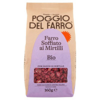 Poggio del Farro Farro Soffiato ai Mirtilli Bio 160 g