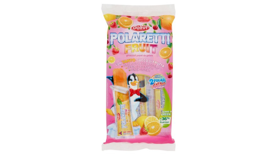 Polaretti Fruit Green ghiaccioli pronti da gelare 10 pezzi 420 ml