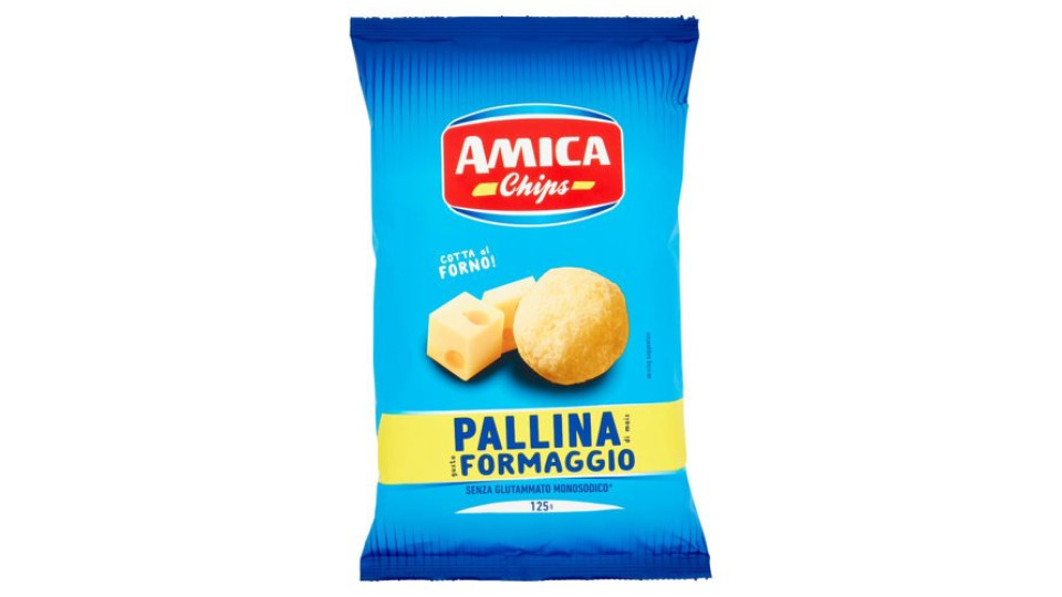 Amica Chips Pallina di mais gusto Formaggio 125 g