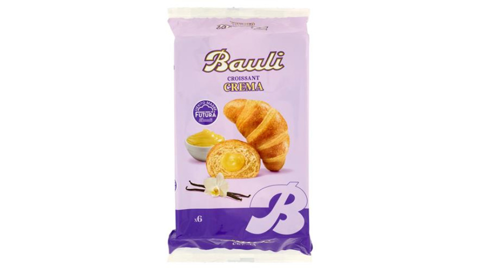 Bauli Croissant Classico Crema 6 x 50 g