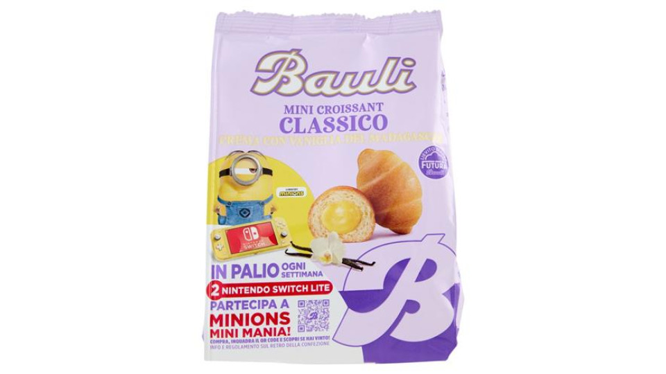 Bauli Mini Croissant Classico Crema con Vaniglia del Madagascar 75 g