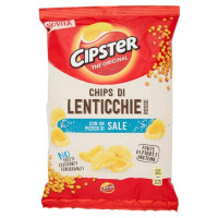 Cipster The Original Chips di Lenticchie Rosse al Sale - 80g