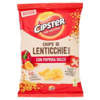 Cipster The Original Chips di Lenticchie Rosse alla Paprika - 80g