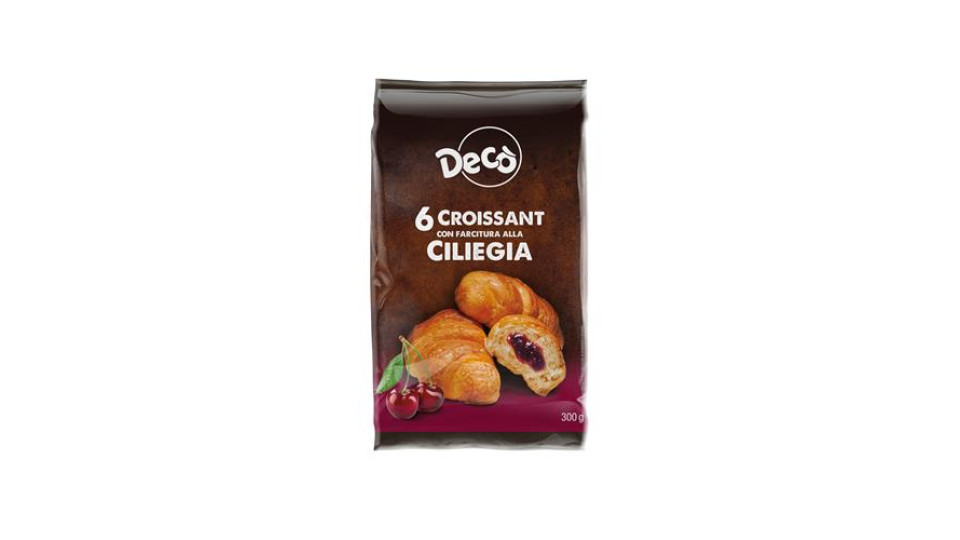 DECO CROISSANT CILIEG.6P 300G