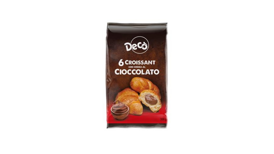 DECO CROISSANT CIOCCO.6PZ 300G